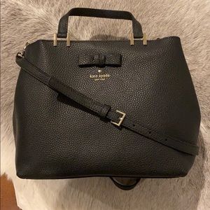 Kate Spade Pershing Street Gwyn Black Leather Bag